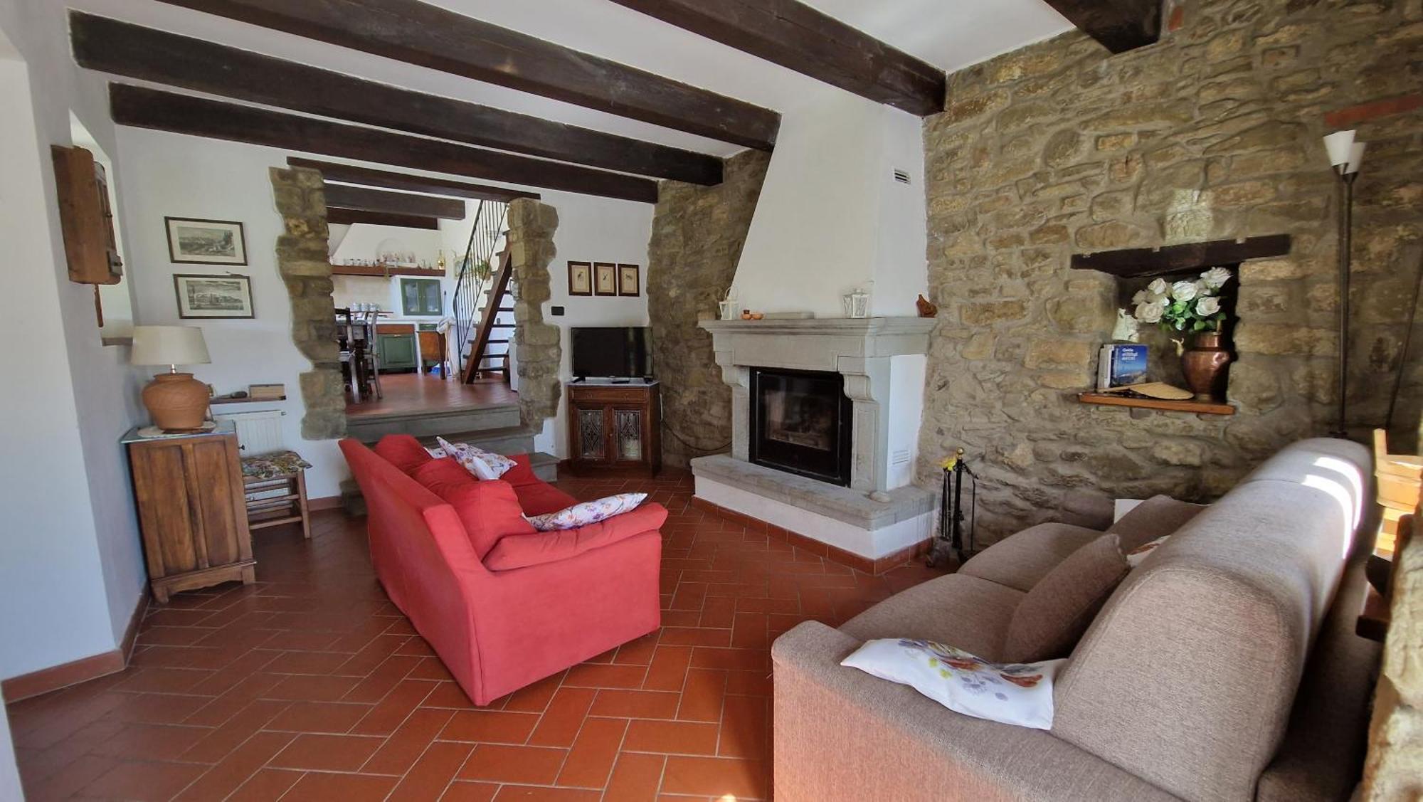 La Sala Vecchia - Lovely Tuscan Holiday House Badia Prataglia, Casentino Valley Chiusi della Verna Bagian luar foto